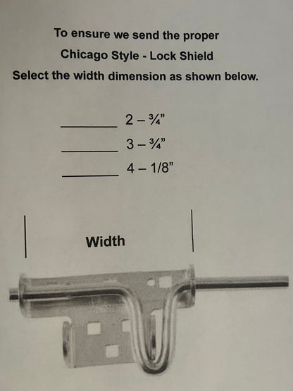 The Lock Shield - Chicago Style Bolt Cutter Proof Storage Lock
