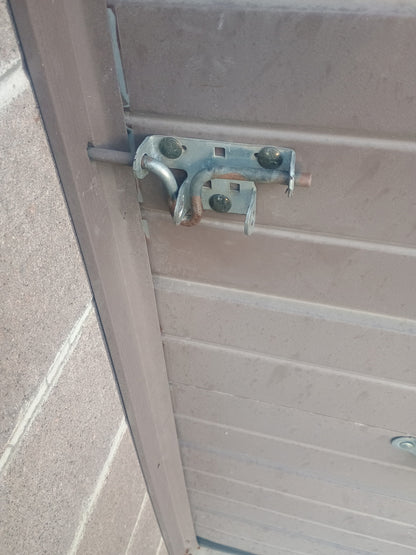 Storage Door Lock without Chicago Style Lock Shield